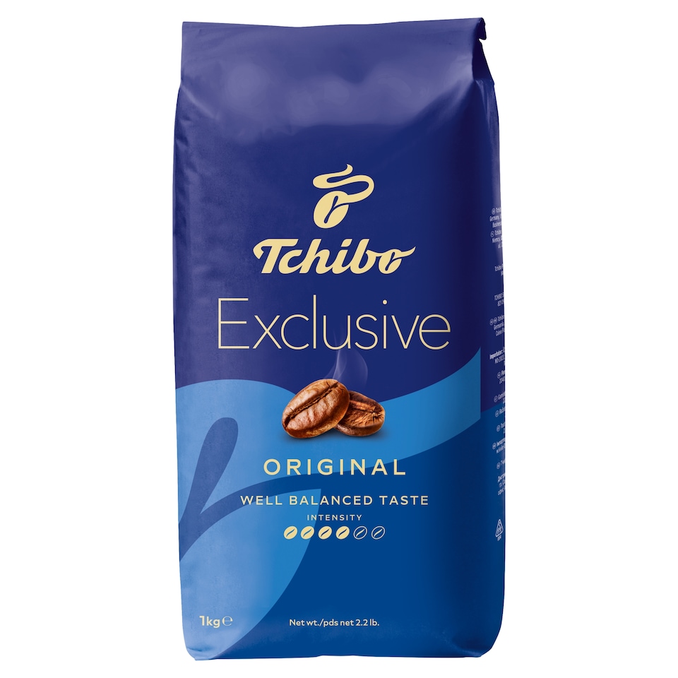 Tchibo Exclusive Original szemes, pörkölt 1000 g  1. kép