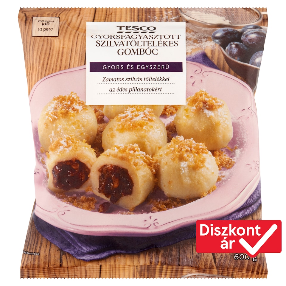 Tesco Quick-Frozen Dumpling with Plum Filling 600 g