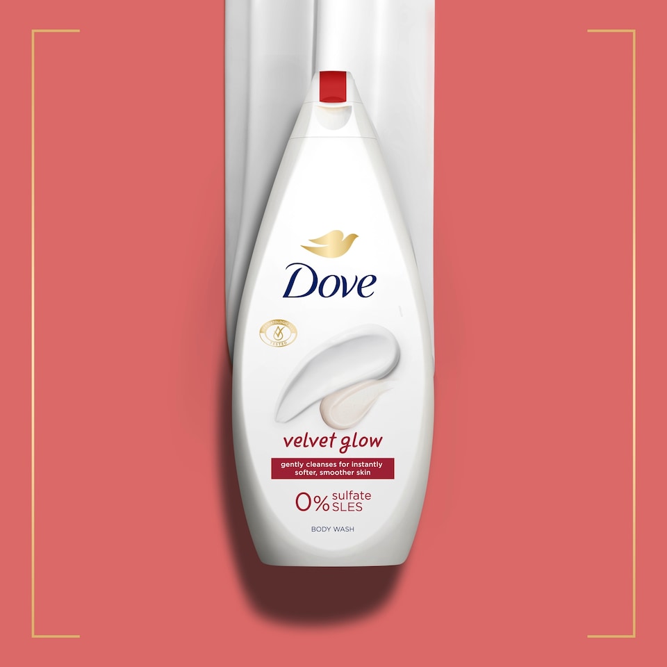 image 1 of Dove Silky Velvet Body Wash Shower Gel 450 ml