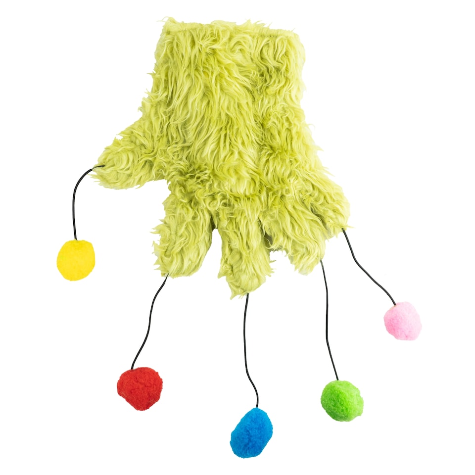 image 1 of The Grinch Interactive Pet Cat Glove Toy Christmas Gift