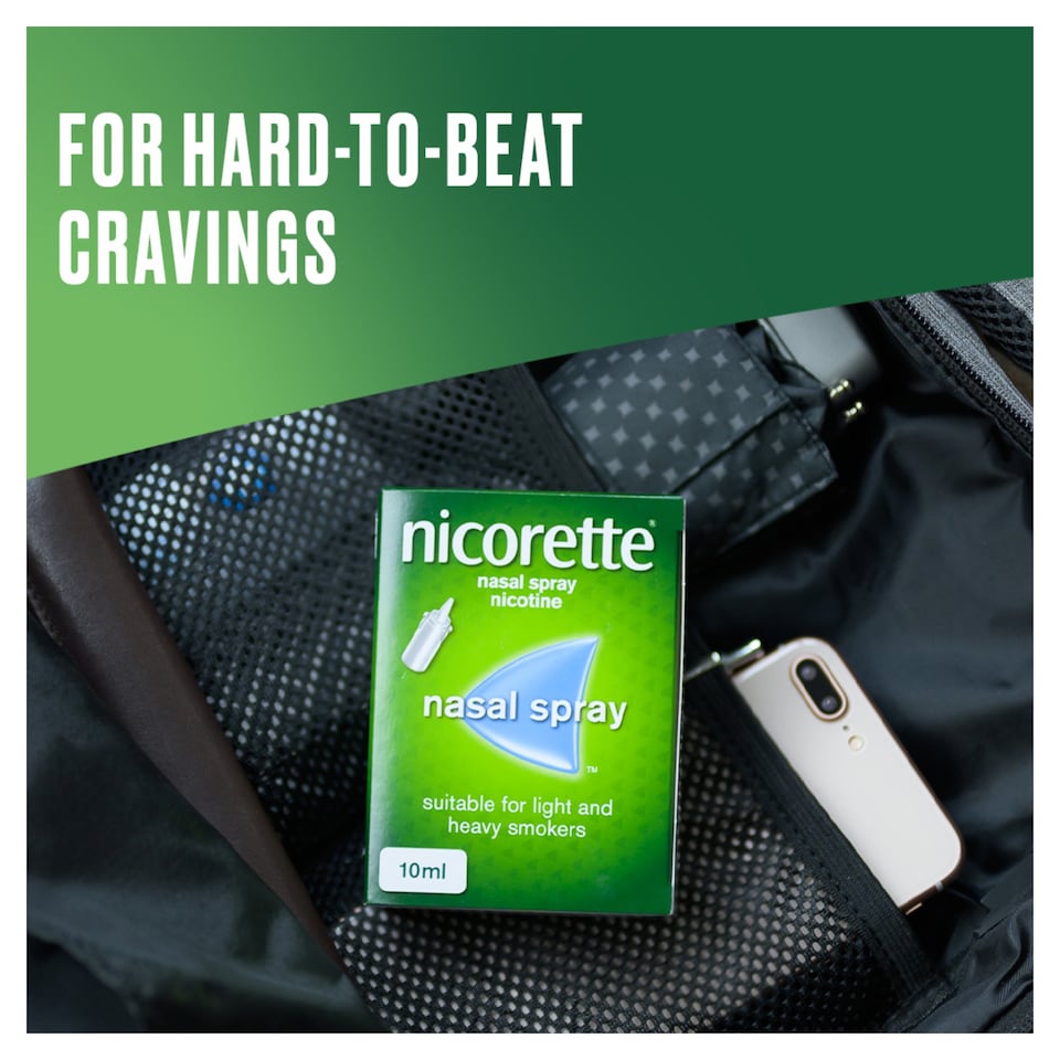 image 1 of Nicorette Nicotine Nasal Spray - Stop Smoking Aid 10ml