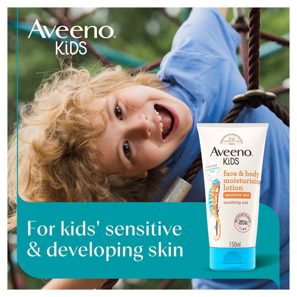 image 1 of Aveeno Kids Moisturising Face & Body Lotion Kids Moisturiser 150ml