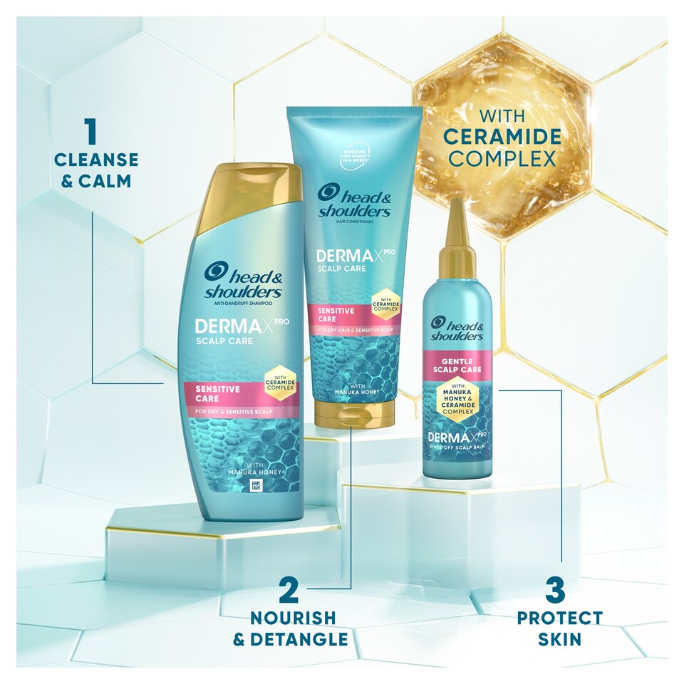 image 1 of Head & Shoulders Sensitive Care DermaXPro Hair Conditioner Manuka Honey 220ML
