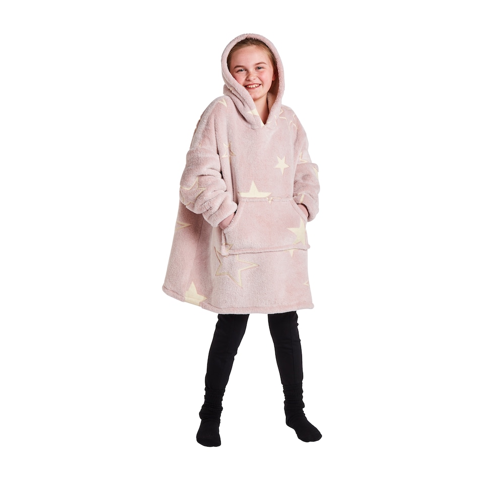 image 1 of Silentnight Blush Kids Glow In the Dark Hoodie
