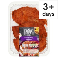Tesco Fire Pit Chicken Tikka Sizzlers 300G