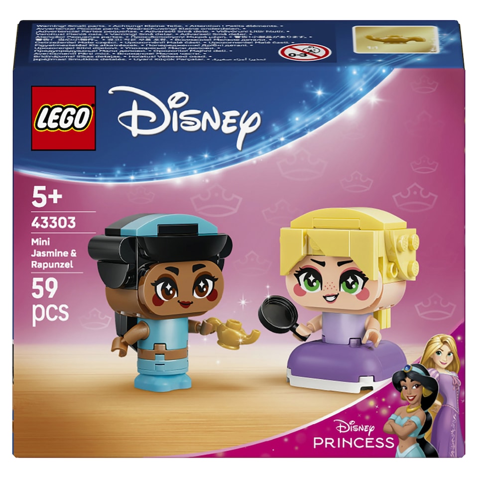 image 1 of LEGO Disney 43303 Mini Jasmine & Rapunzel