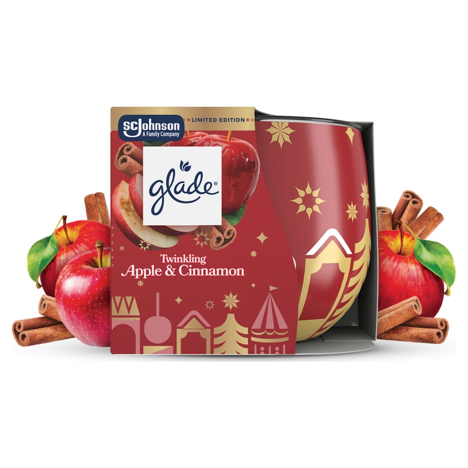 image 1 of Glade Warm Apple Pie Candle 108g