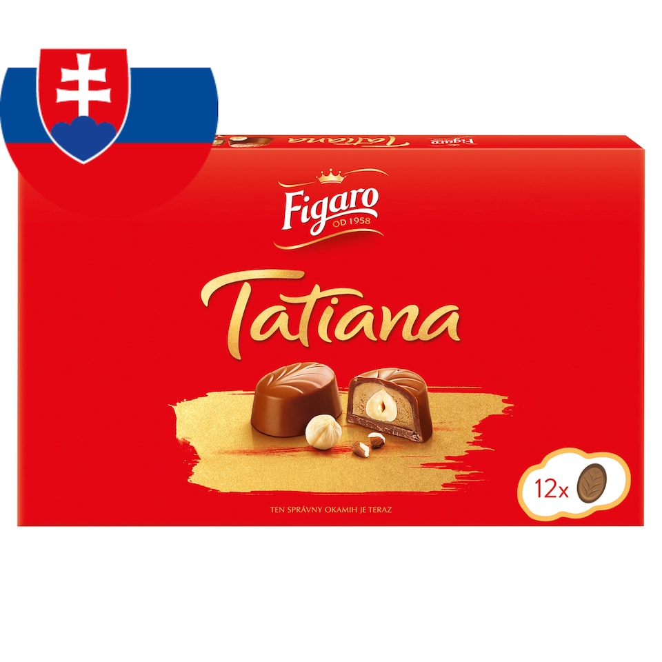Figaro bonboniéra Tatiana, mliečna čokoláda 140 g