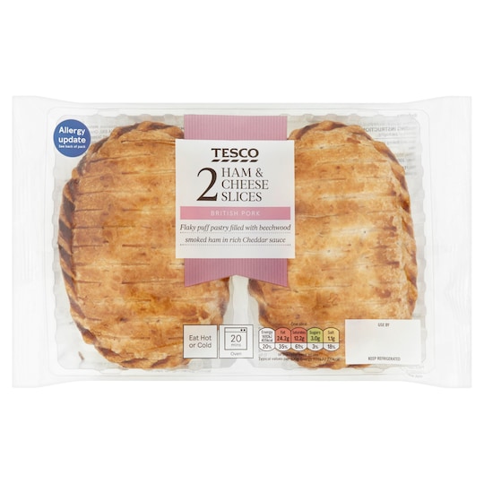 Tesco 2 Ham & Cheese Slices 300G Tesco Groceries