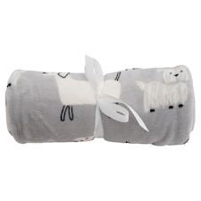 Tesco Dog Print Blanket