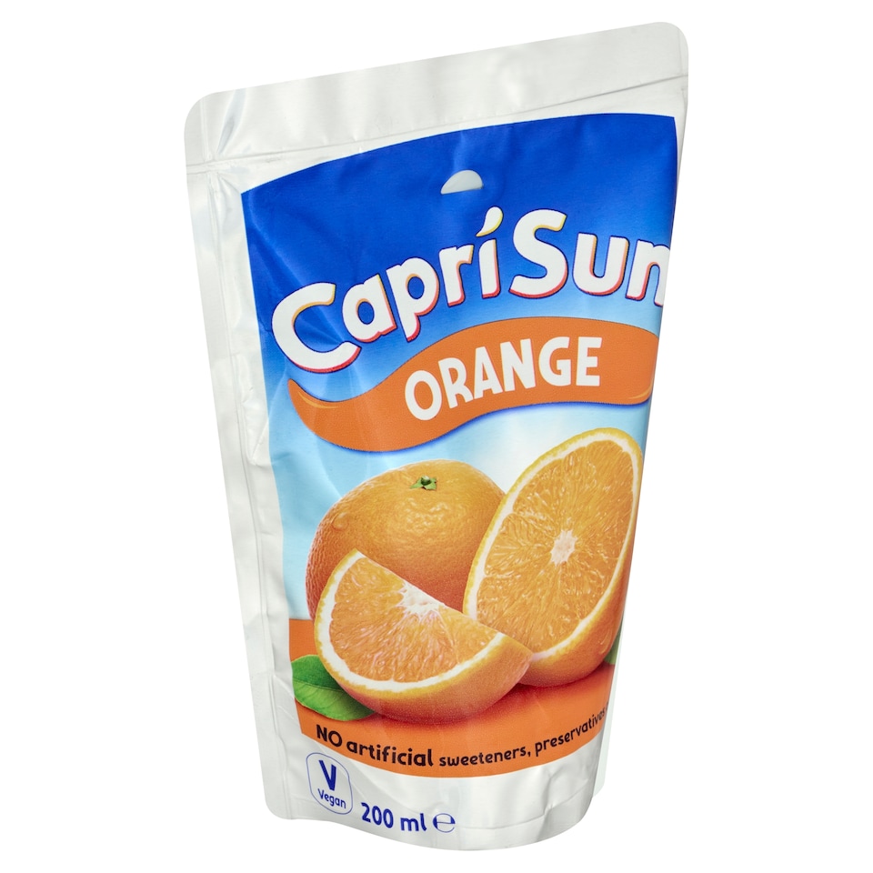 image 1 of Capri-Sun Orange Non-Carbonated Non-Alcoholic Fruit Drink 200ml