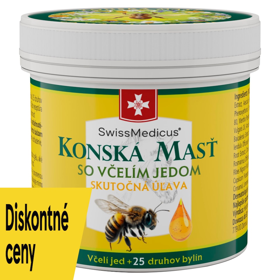 SwissMedicus Konská masť with Bee Venom 150 ml