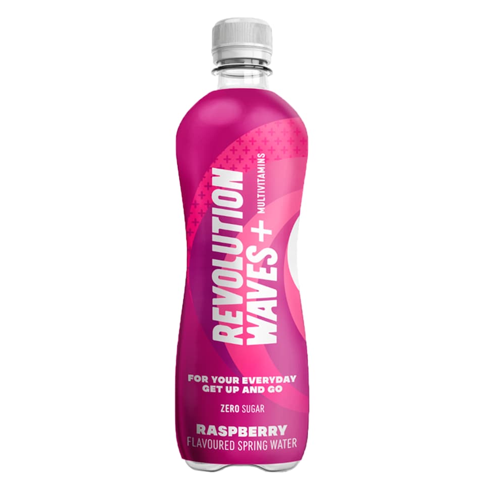 Revolution Waves Raspberry Flavoured Water 500Ml