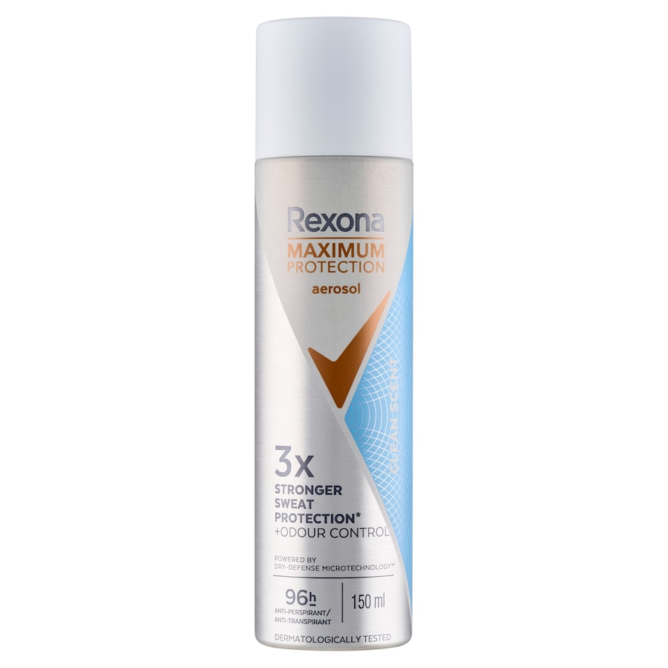 image 1 of Rexona Maximum Protection Clean Scent Antiperspirant Spray 150ml