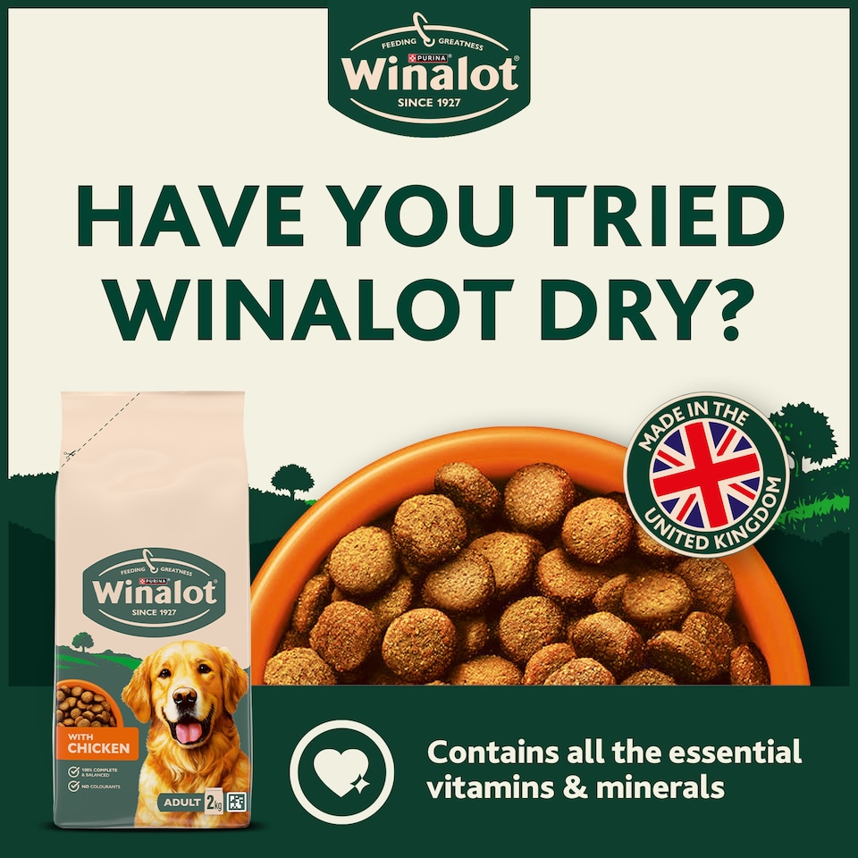 image 1 of WINALOT Sunday Dinner Mixed in Gravy Wet Dog Food 12x100g