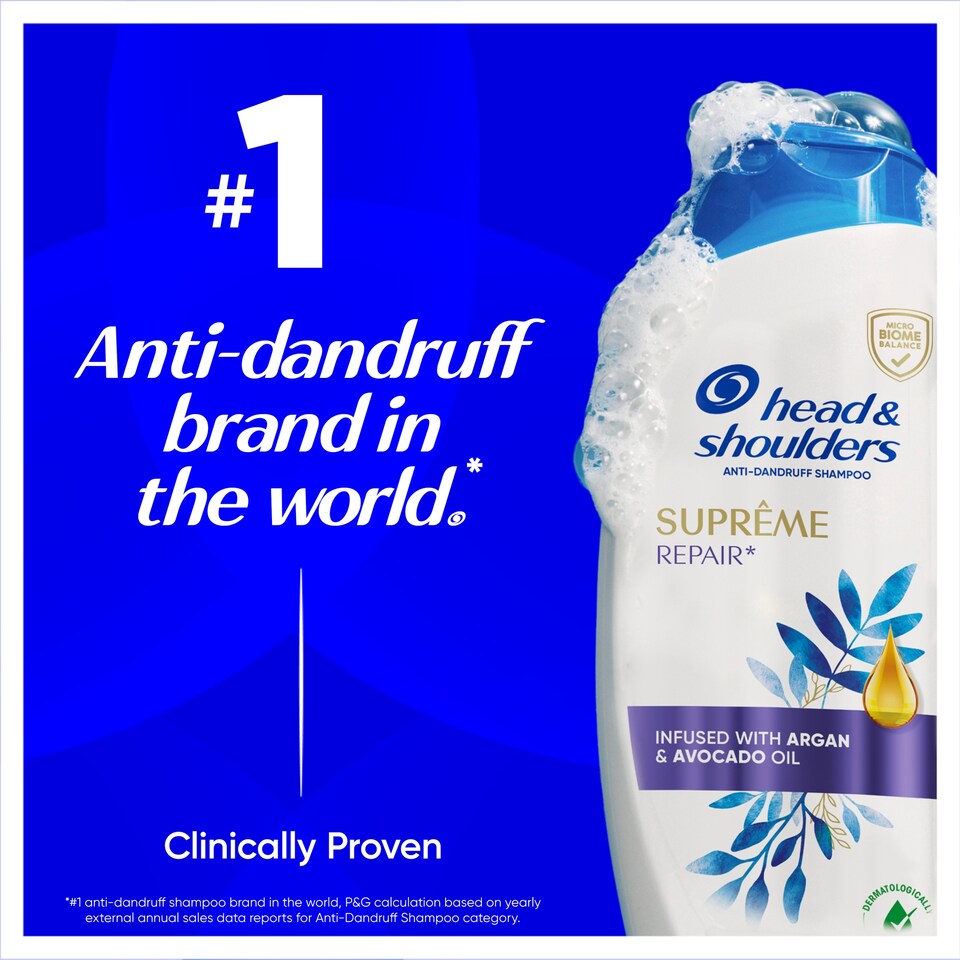 image 1 of Head & Shoulders Supreme Repair Anti Dandruff Shampoo 400ml