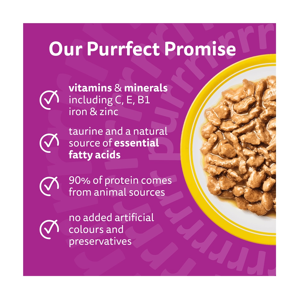 image 1 of Whiskas 7+ Senior Wet Cat Food Poultry Feasts In Gravy 12x85g