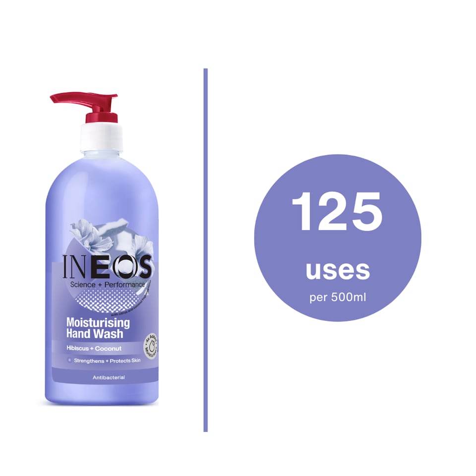 image 1 of INEOS Moisturising Hand Wash Hibiscus + Coconut 500ml