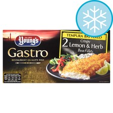 YOUNGS BASA FILLETS TEMPURA BATTER 2 PK 320g