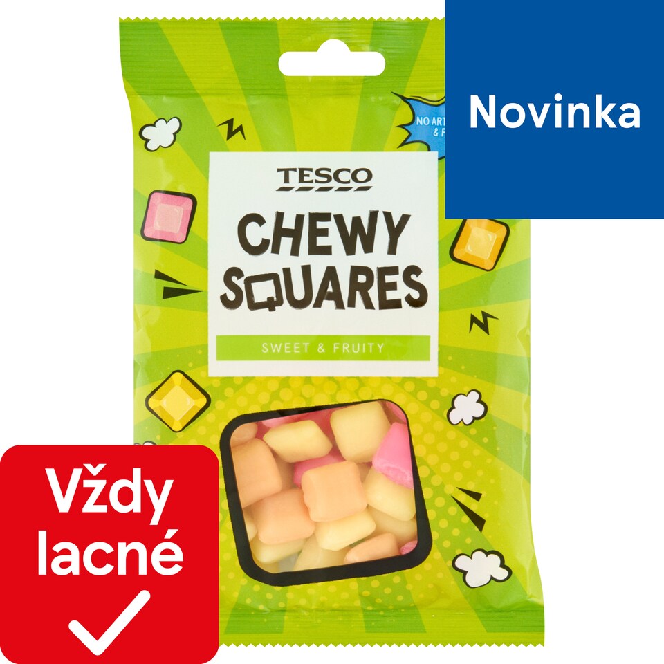 Tesco Chewy Squares 100 g
