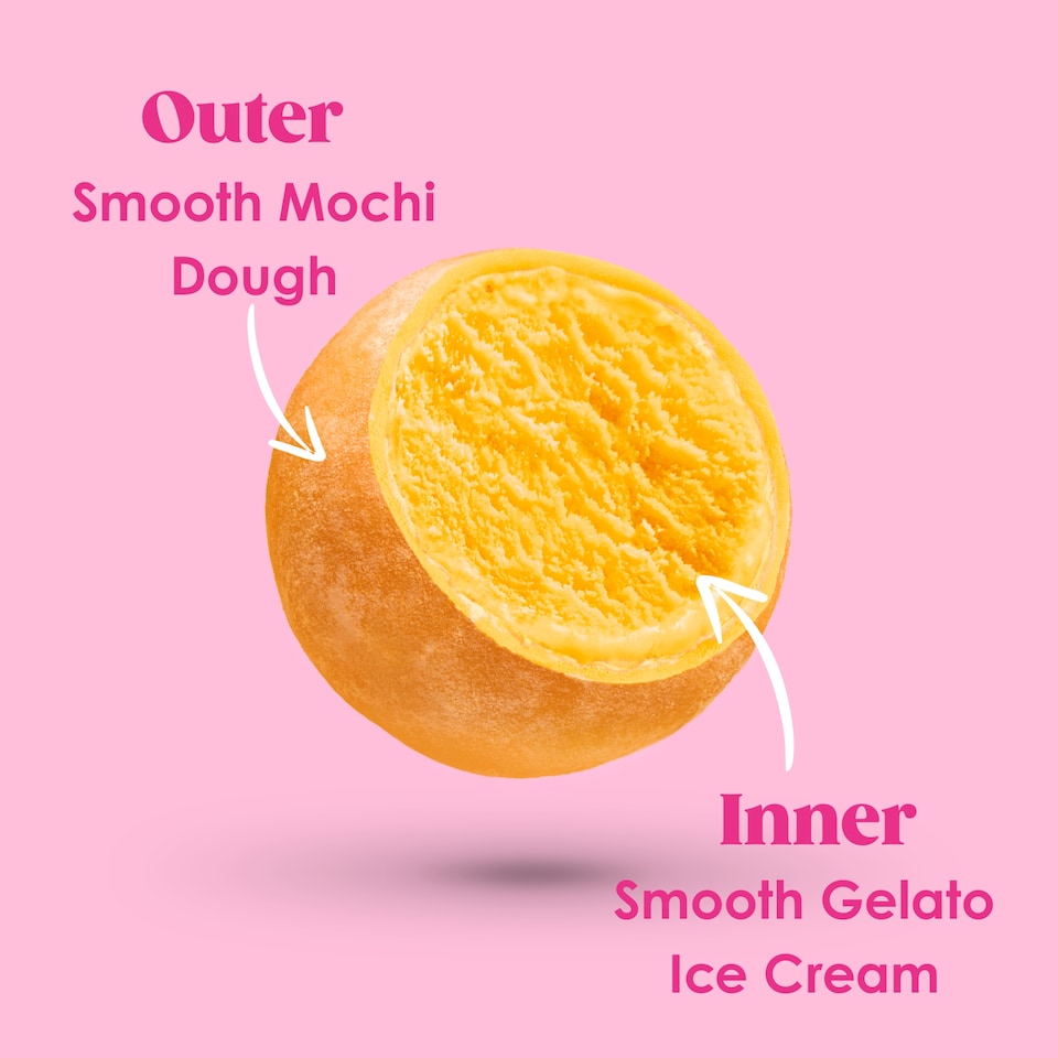 image 1 of Little Moons Alphonso Mango Ice Cream 6 Pack 192G