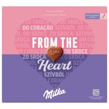 Milka bonboniéra I Love Milka, jahodová náplň 110 g