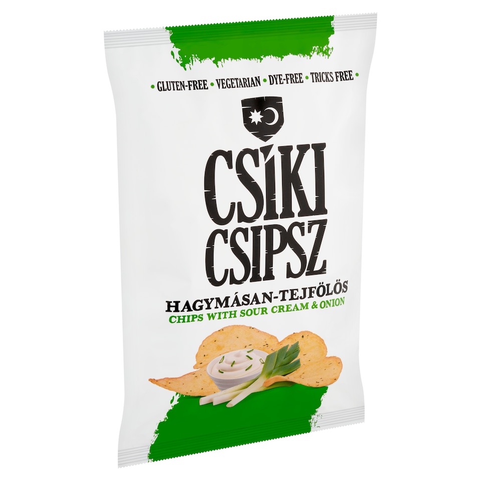 image 1 of Csíki Csipsz Chips with Sour Cream & Onion 50 g