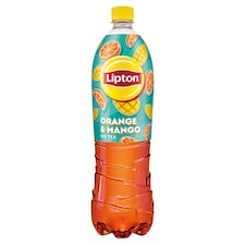 Lipton Ice Tea Non-Carbonated Soft Drink with Black Tea Extract, Orange Juice and Mango 1,5 l
