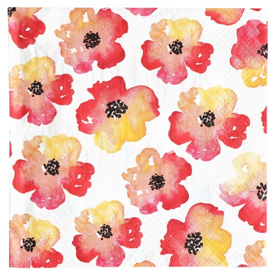 Poppy Napkin 33Cm 3Ply 20 Pack
