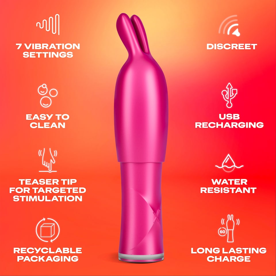 image 1 of Durex Play 2 in 1 Vibrator & Teaser Tip