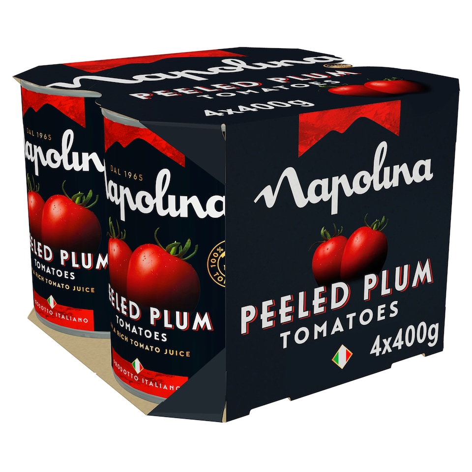 image 1 of Napolina Plum Tomatoes 4 X 400G
