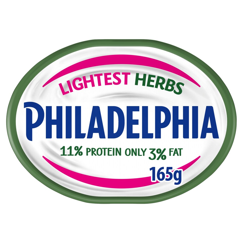 Philadelphia Lightest Low Fat Herbs Soft Cream Cheese 165G