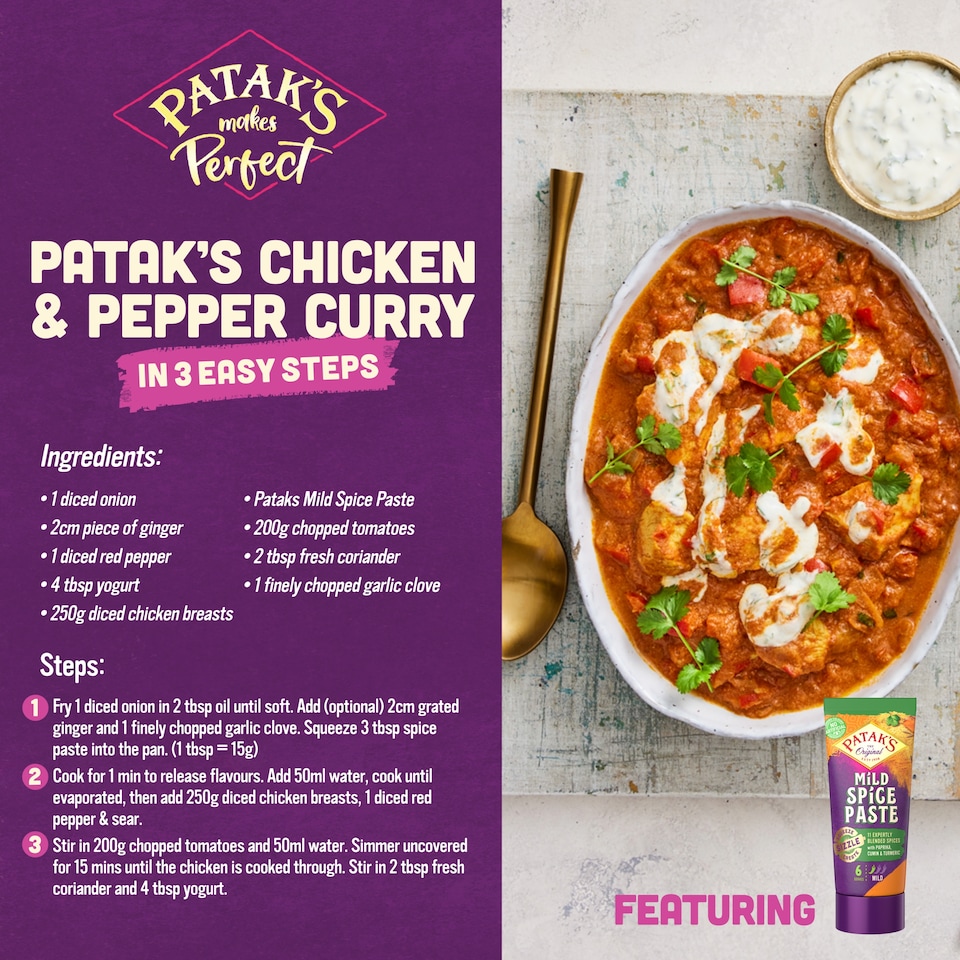 image 1 of Patak's Mild Spice Paste 135G