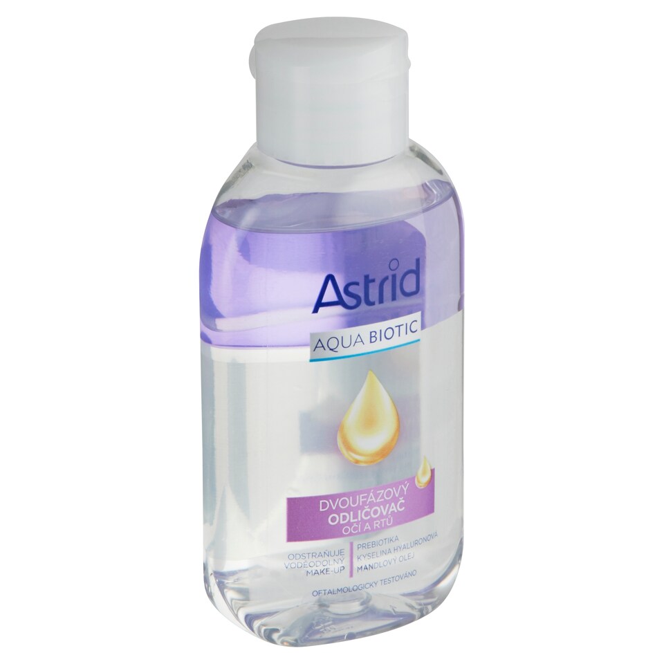 image 1 of Astrid Aqua Biotic Two-Phase Make-up Remover Eyes and Lips 125ml