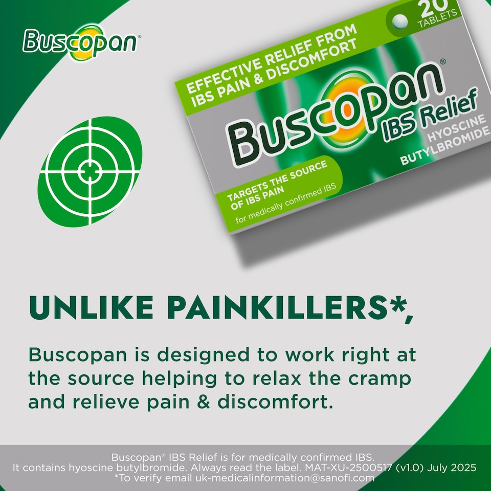 image 1 of Buscopan IBS Relief Tablets - Pain & Discomfort Relief 20s