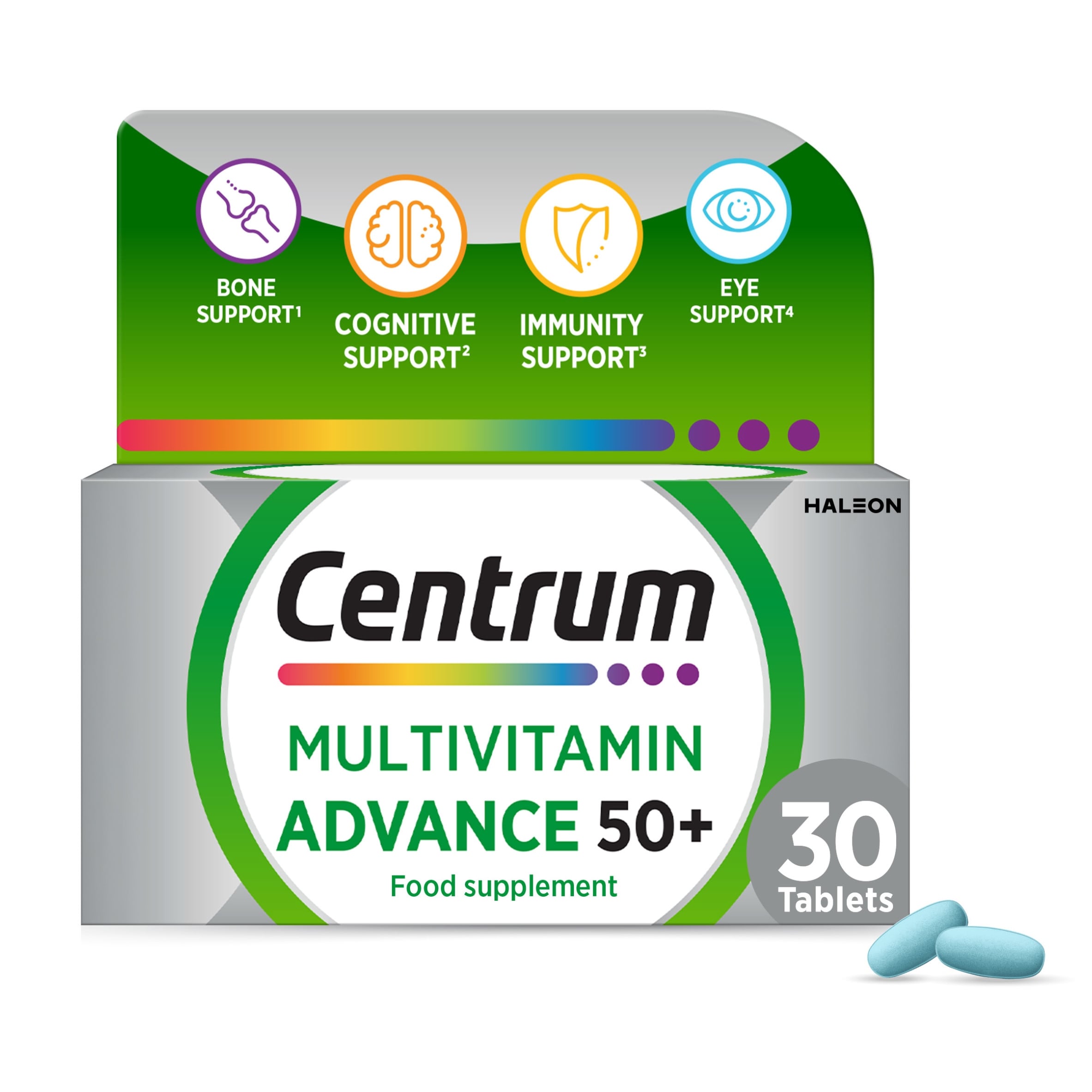Centrum Advance 50+ Multivitamins & Minerals Tablets 30s
