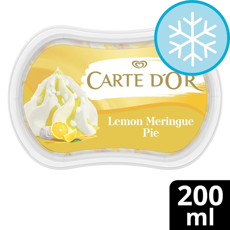 image 1 of Carte D'Or Mini Lemon Meringue Pie Ice Cream 200ml