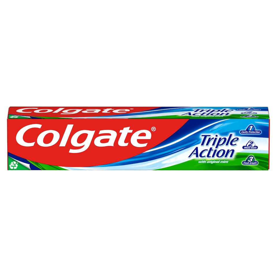 obrázok 1 z Colgate Triple Action Original Mint zubná pasta 75 ml