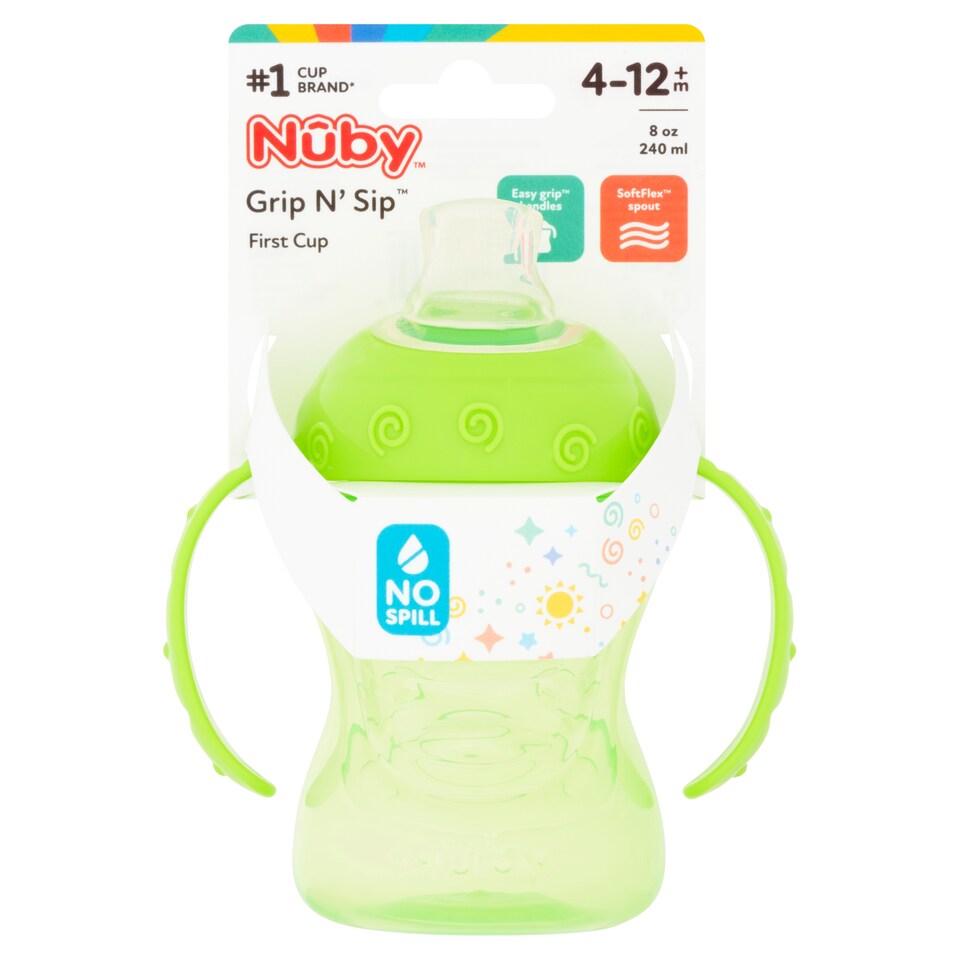 image 1 of Nuby Grip & Sip Cup