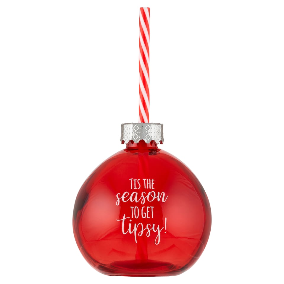 Tesco Červená guľa pohár na pitie 400 ml