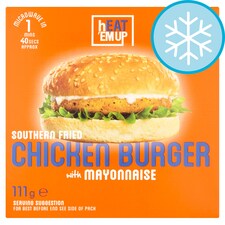 Heat 'Em Up Southern Fried Chicken Burger 111G