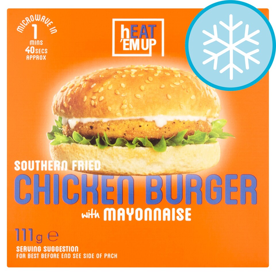 Heat 'Em Up Southern Fried Chicken Burger 111G