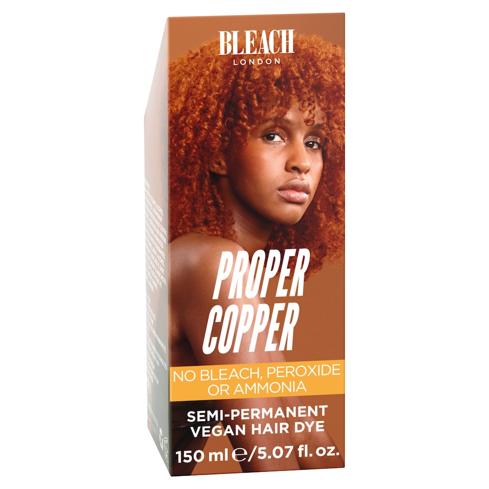 BLEACH LONDON PROPPER COPPER SEMI PERMANENT VEGAN HAIR DYE 150ML