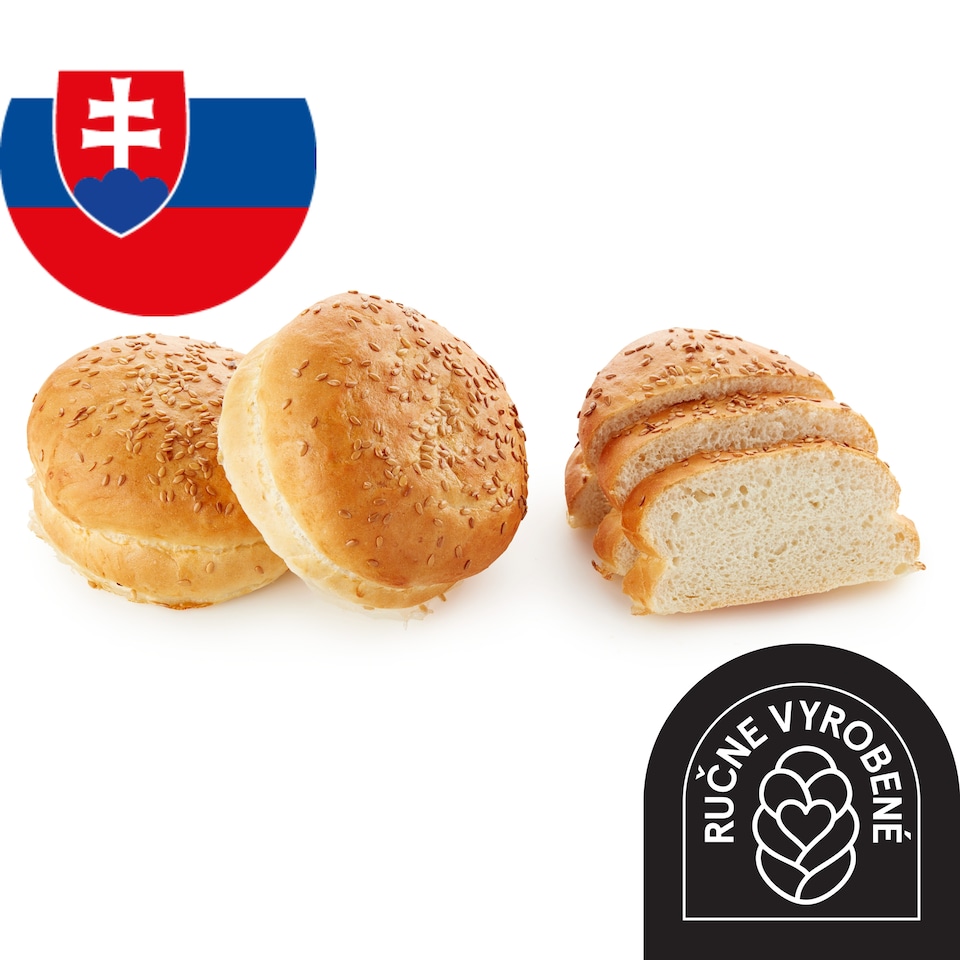image 1 of Tesco Hamburger Bun with Sesame 105 g
