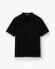 image 4 of F&F Textured Short Sleeved Collared Shirt in Black