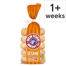 New York Bakery Co Sesame Bagels 5 Pack
