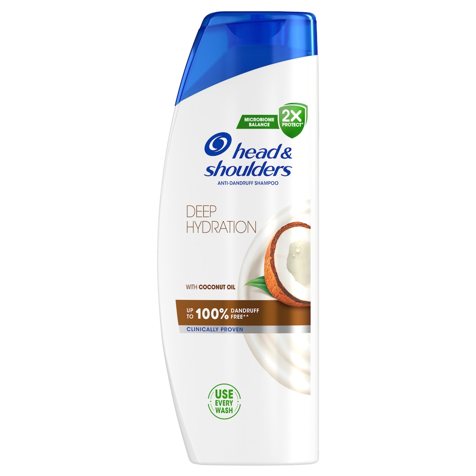 image 1 of Head & Shoulders Deep Hydration Anti Dandruff Shampoo 500ml with Coconut Oil. Daily Use