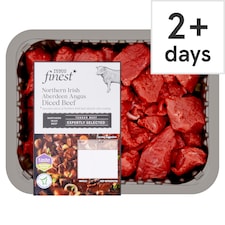 Tesco Finest Northern Irish Aberdeen Angus Diced Beef 390g