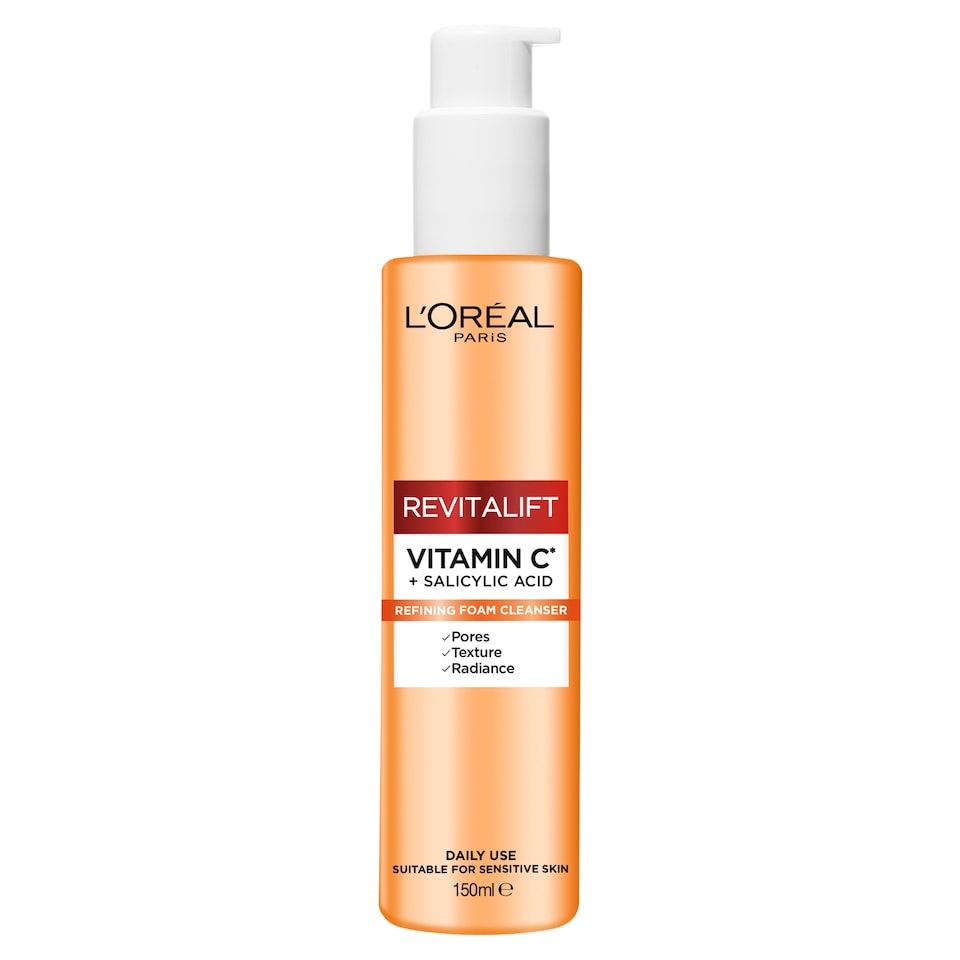 image 1 of L'Oreal Paris Revitalift Clincal Vitamin C Refining Foam Cleanser 150ml