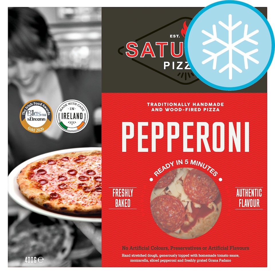 Saturday Pizzas Pepperoni Pizza 400G